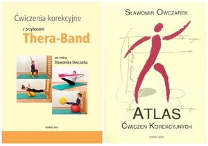 Atlas ćwiczeń korekcyjnych oraz Ćwiczenia korekcyjne z przyborami Thera-Band