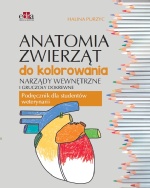 Anatomia zwierząt do kolorowania Narządy wewnętrzne i gruczoły dokrewne