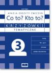 Afazja - zeszyty ćwiczeń. Co to? Kto to? Krzyżówki tematyczne 3