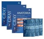 Anatomia Gray Podręcznik dla studentów t.1-3 + Anatomia Gray Pytania testowe t.1-3