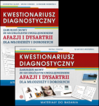  Kwestionariusz diagnostyczny zaburzeń mowy KOMPLET