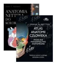 Atlas anatomii człowieka Nettera Angielskie mianownictwo anatomiczne + Anatomia Nettera do kolorowania, wyd. 2 uzupełnione