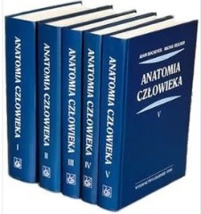 Anatomia człowieka Tom 1-5 OPRAWA MIĘKKA