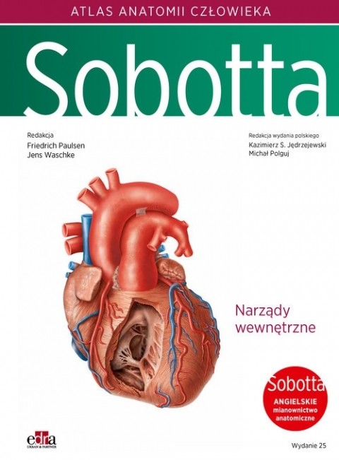 Atlas anatomii człowieka Sobotta. Angielskie mianownictwo. Tom 2. wyd 25