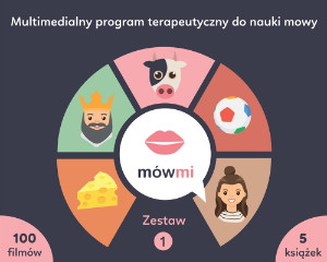 Multimedialny program terapeutyczny do nauki mowy mów mi. Zestaw 1
