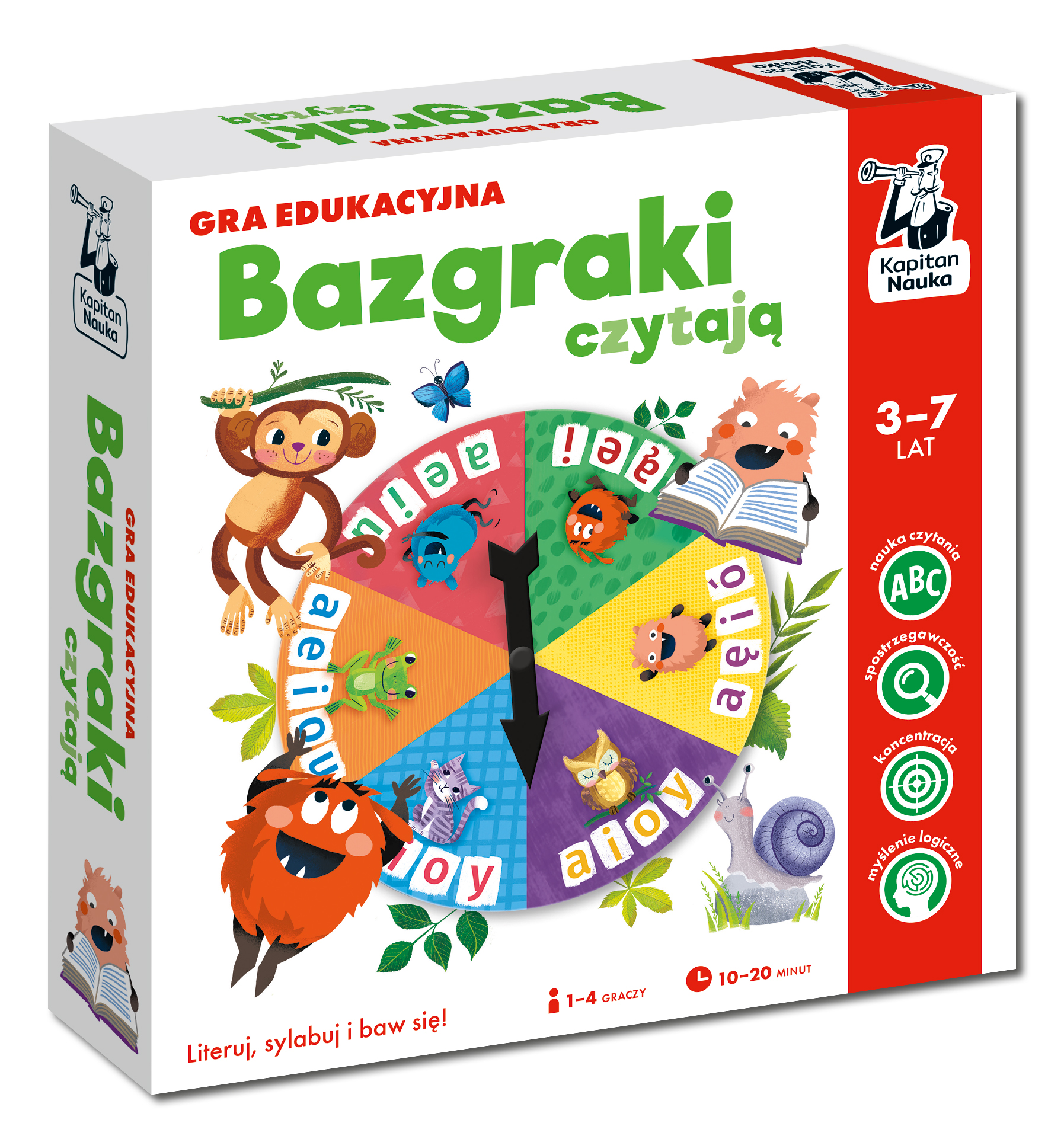 Bazgraki czytają. Gra edukacyjna.