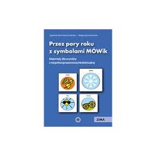 Przez pory roku z symbolami MÓWik. Zima