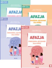 Afazja Ćwiczenia językowe dla dzieci Część 1-4 KOMPLET