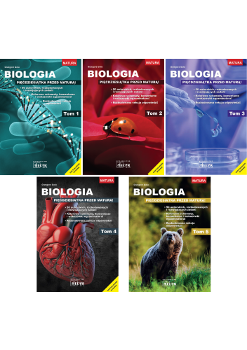 Biologia Pięćdziesiątka przed maturą Tom 1-5