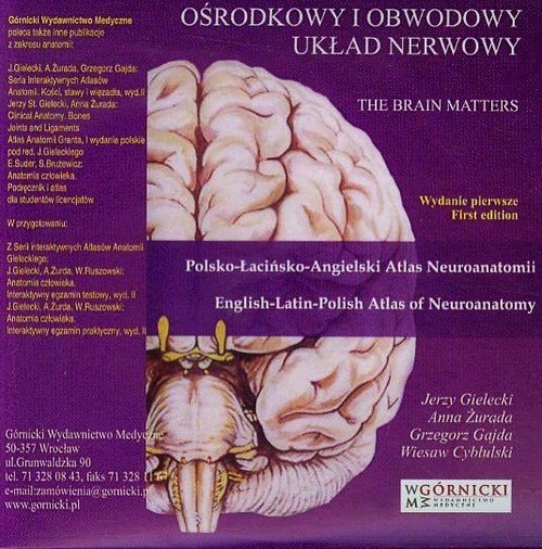Ośrodkowy i obwodowy układ nerwowy Płyta CD