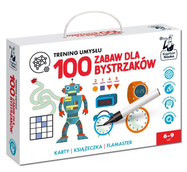 100 zabaw dla bystrzaków Kapitan Nauka Trening umysłu wyd. 3