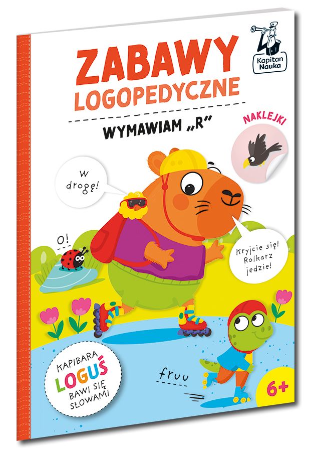Wymawiam "r" Kapitan Nauka Zabawy logopedyczne Kapibara Loguś